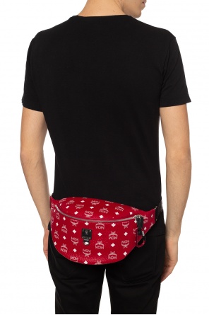 'fursten' belt bag with logo pattern, zdjęcie 2 'fursten' belt bag with logo pattern od MCM